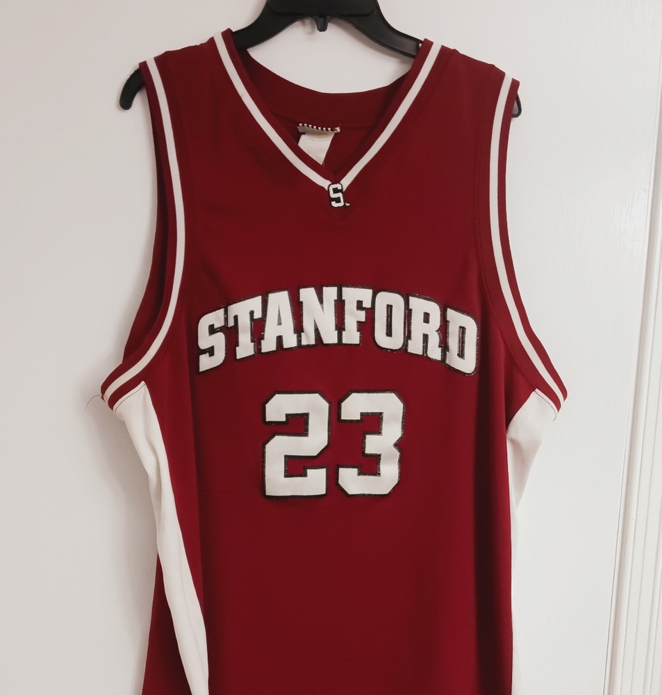 Stanford Vintage Red Basketball Foot Locker Jersey Men's Size XL